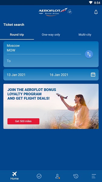 俄罗斯aeroflot航空软件图1
